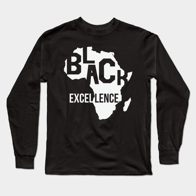 Black Excellence, Black History Month, Black Lives Matter, African American History Long Sleeve T-Shirt by UrbanLifeApparel